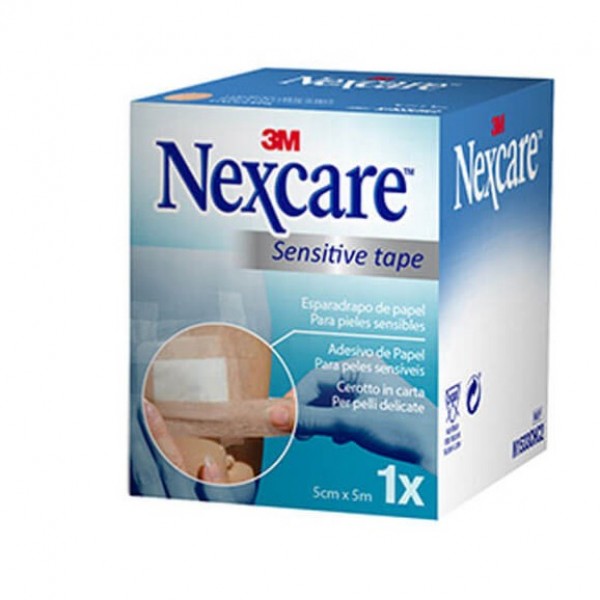 Esparadrapo Nexcare Papel Blanco 5mx2,5c