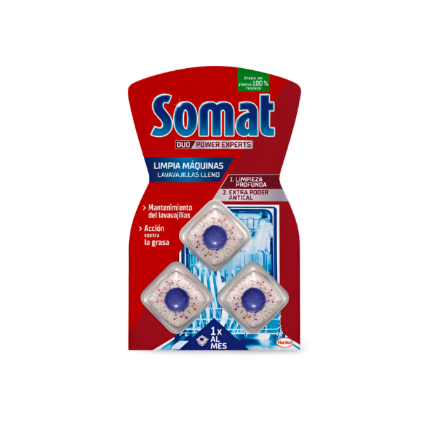Somat limpia máquinas lavavajillas 3 pastillas