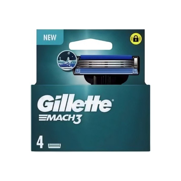 Gillette Mach3 recambio 4 uds